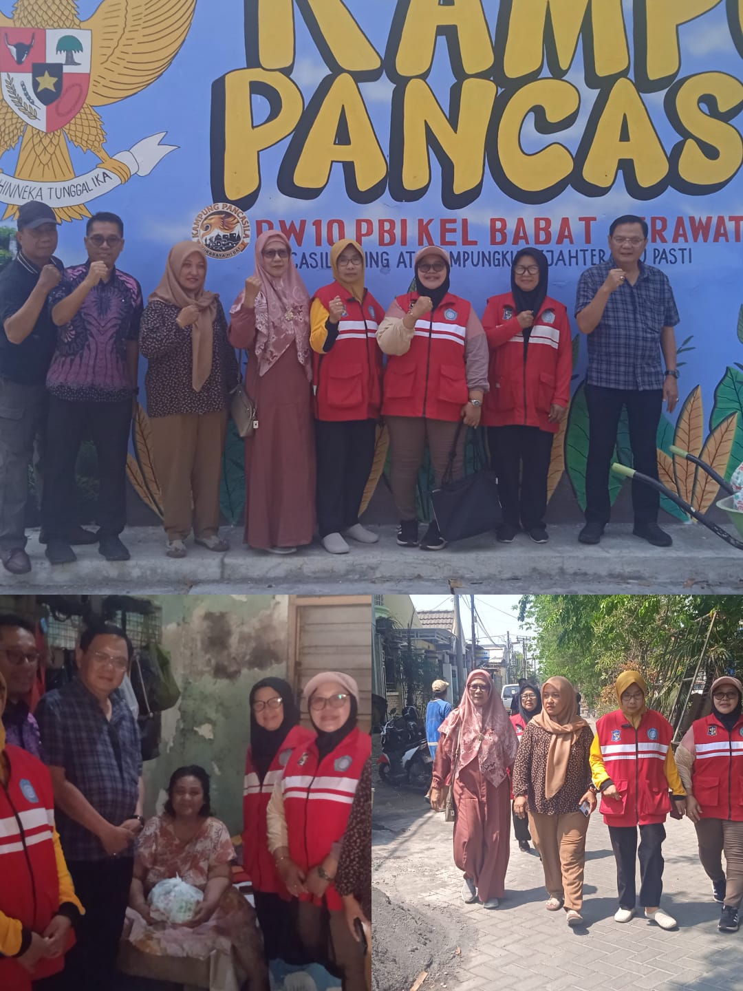 Dari Warga untuk Warga, Kampung Pancasila RW 10 PBI Salurkan Bantuan Sembako untuk 13 Warga yang Membutuhkan