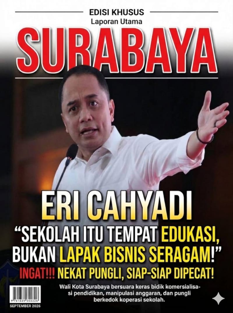 Eri Cahyadi : Sekolah Itu Tempat Edukasi, Bukan Lapak Bisnis Seragam, INGAT!!! Nekat Pungli, Siap-Siap Dipecat